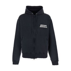 Balenciaga Men Tape Oversized Zip-Up